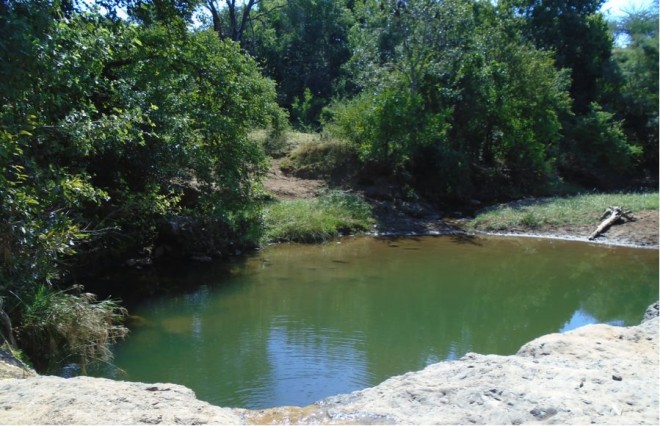 Sizinda river flowing perennially.